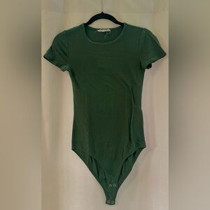 Green forever 21 bodysuit